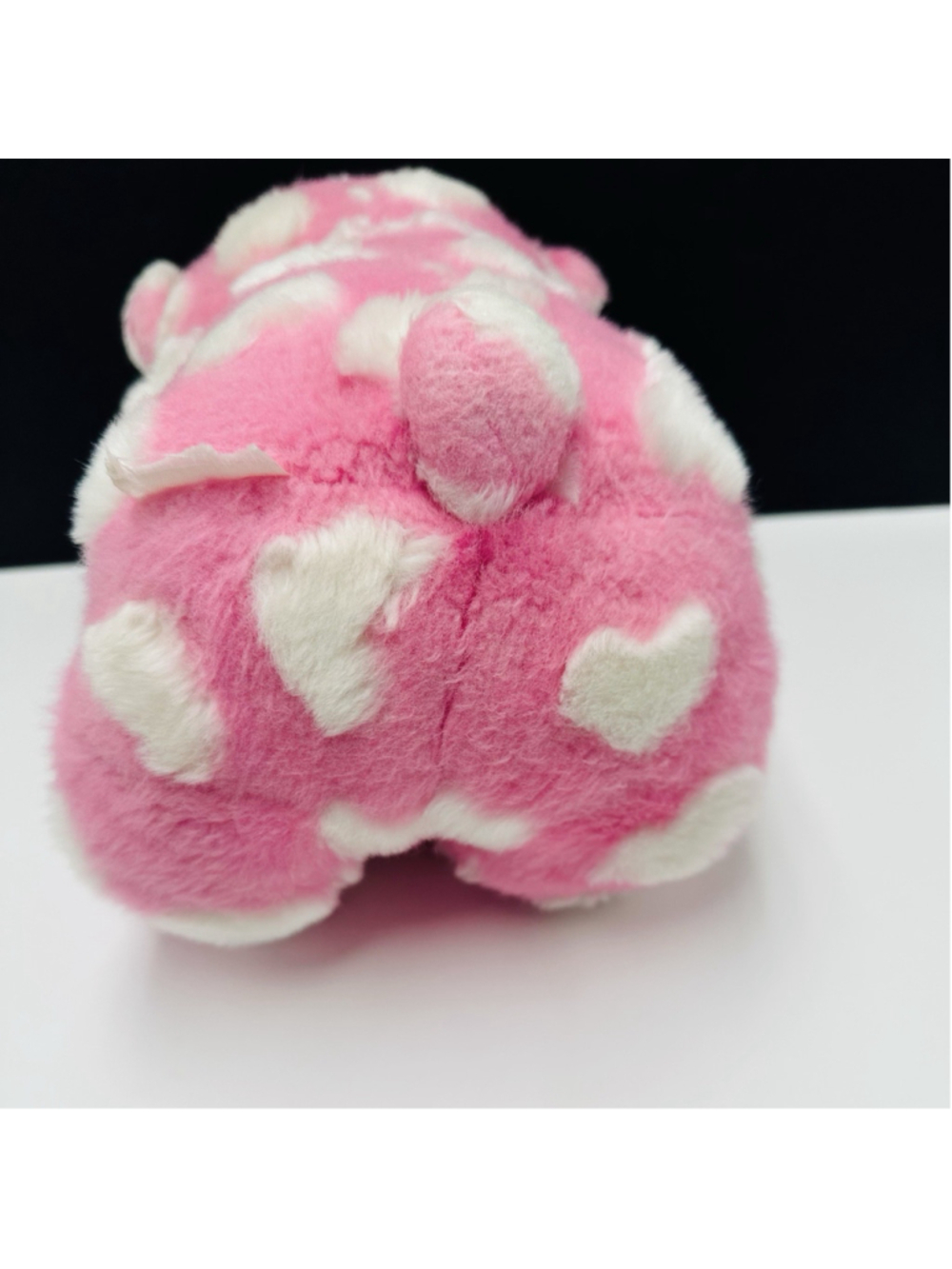 Vtg Build-A-Bear PINK KISSES Teddy Magnetic Hands Blowing Kisses Heart Plush 16" - Picture 6 of 11